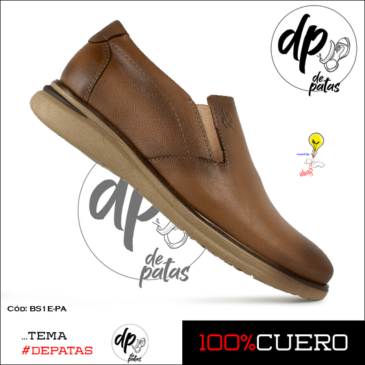 Mocasín casual (BS1E-PA) horma exacta