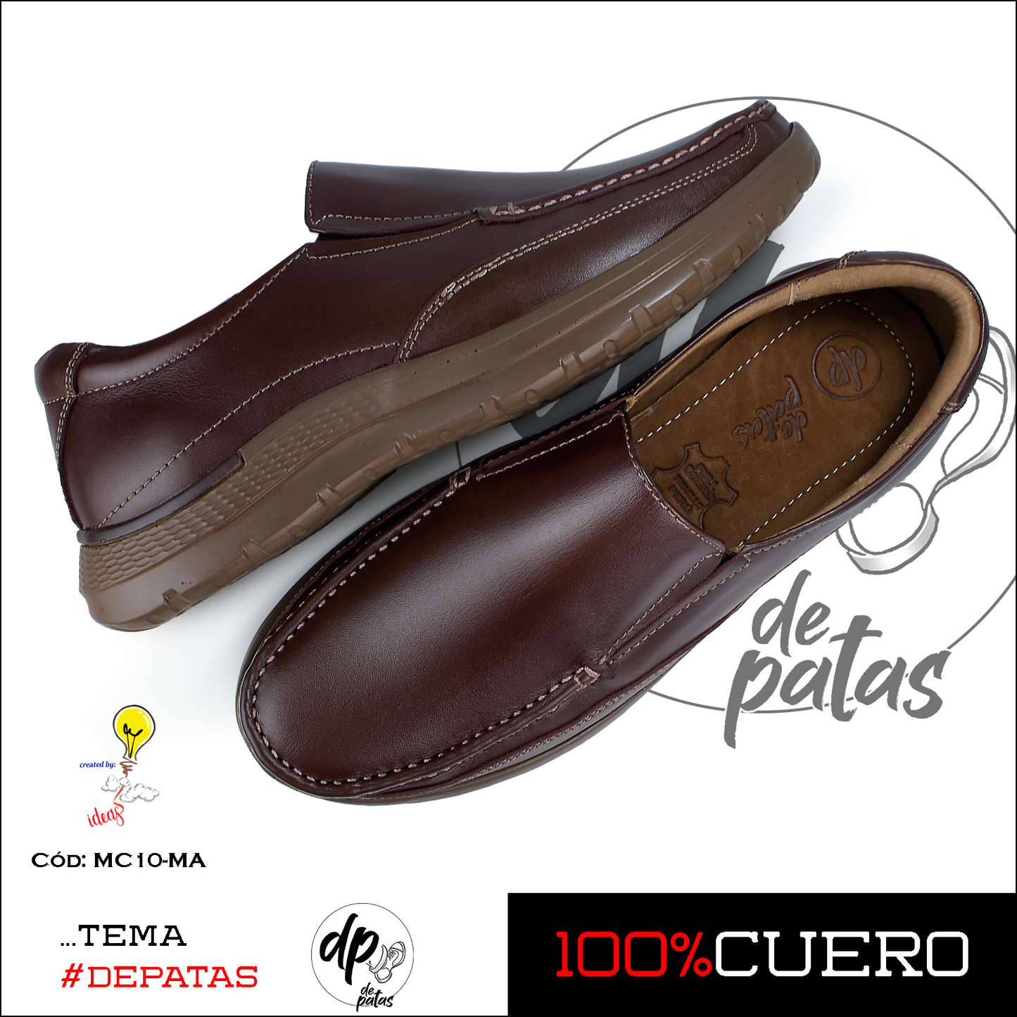 Mocasín casual (MC10-MA) horma exacta